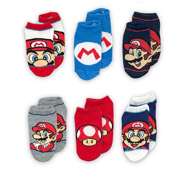 Носки no-show для мальчиков 4-10 лет super mario, 6 пар Licensed Character
Носки no-show для мальчиков 4-10 лет super mario, 6 пар Licensed Character