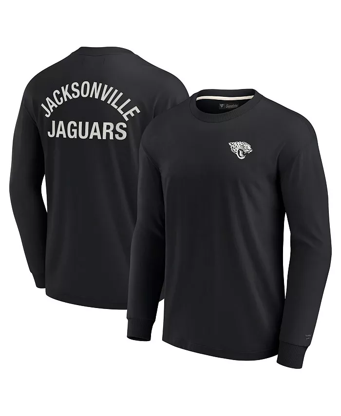 Мужская и женская черная супермягкая футболка с длинным рукавом Jacksonville Jaguars Fanatics Signature
Мужская и женская черная супермягкая футболка с длинным рукавом Jacksonville Jaguars Fanatics Signature