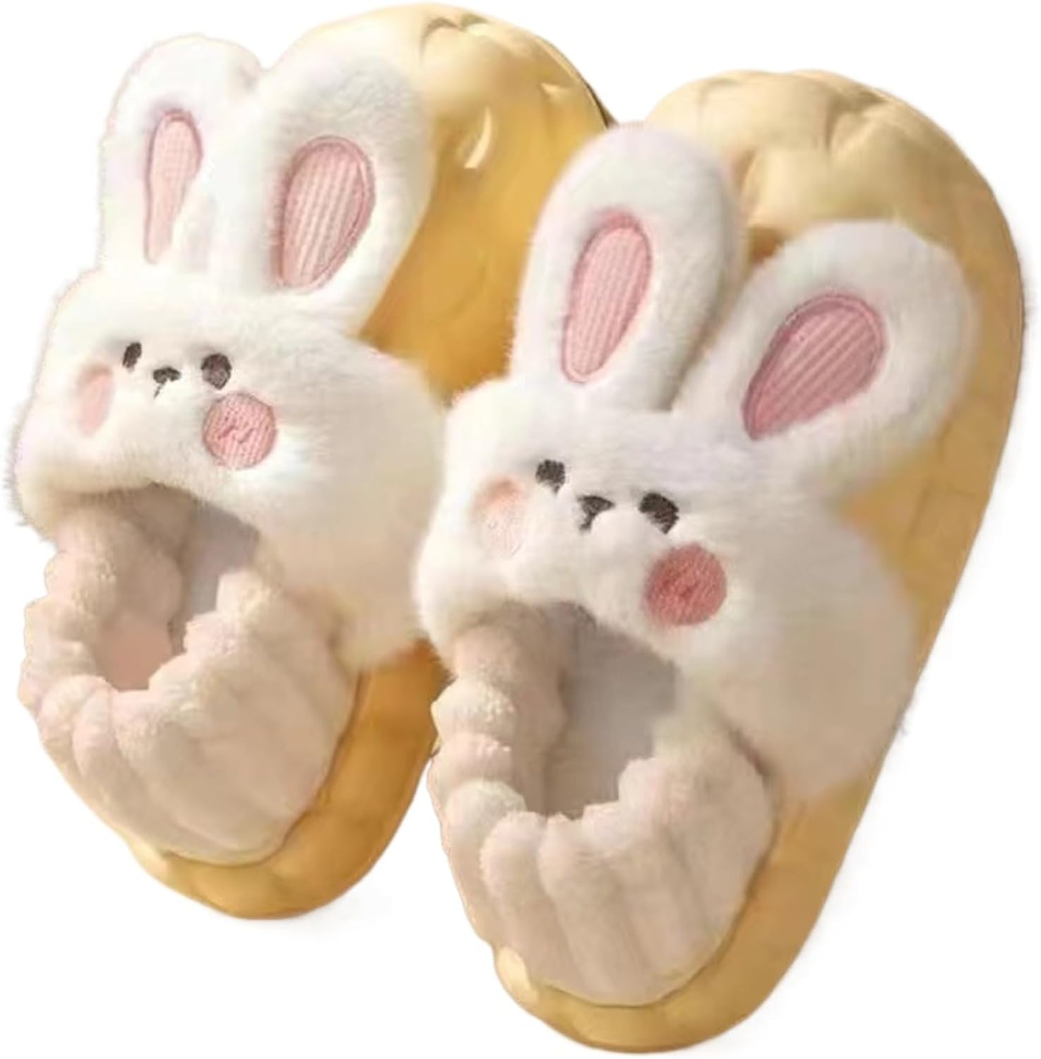 Милые тапочки-кролики для взрослых женщин и мужчин, забавные плюшевые пушистые мягкие кавайные тапочки для дома и улицы, с нескользящей подошвой, теплые Elirar, черный/желтый
Милые тапочки-кролики для взрослых женщин и мужчин, забавные плюшевые пушистые мягкие кавайные тапочки для дома и улицы, с нескользящей подошвой, теплые Elirar, черный/желтый