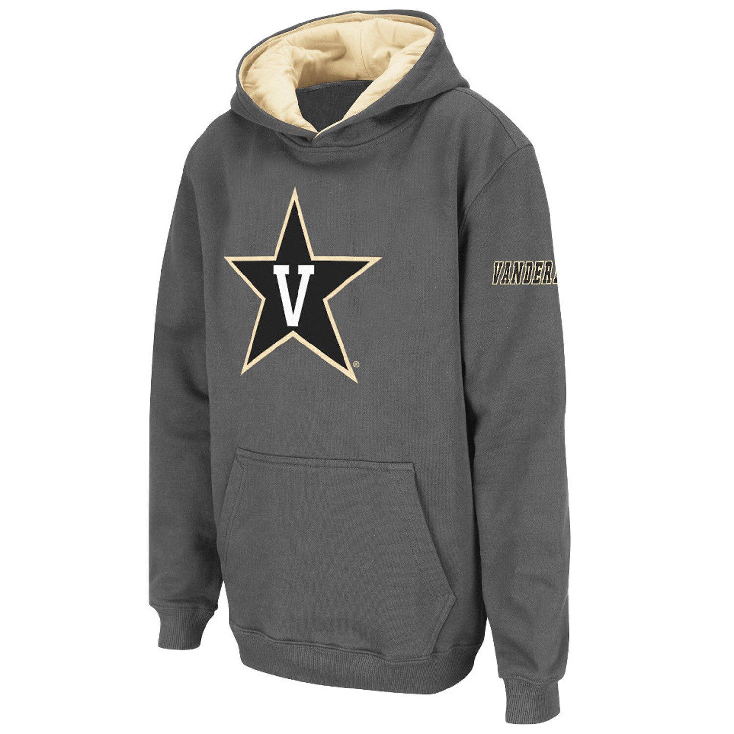 Темно-серый пуловер с капюшоном и большим логотипом Youth Stadium Athletic Vanderbilt Commodores Unbranded
Темно-серый пуловер с капюшоном и большим логотипом Youth Stadium Athletic Vanderbilt Commodores Unbranded