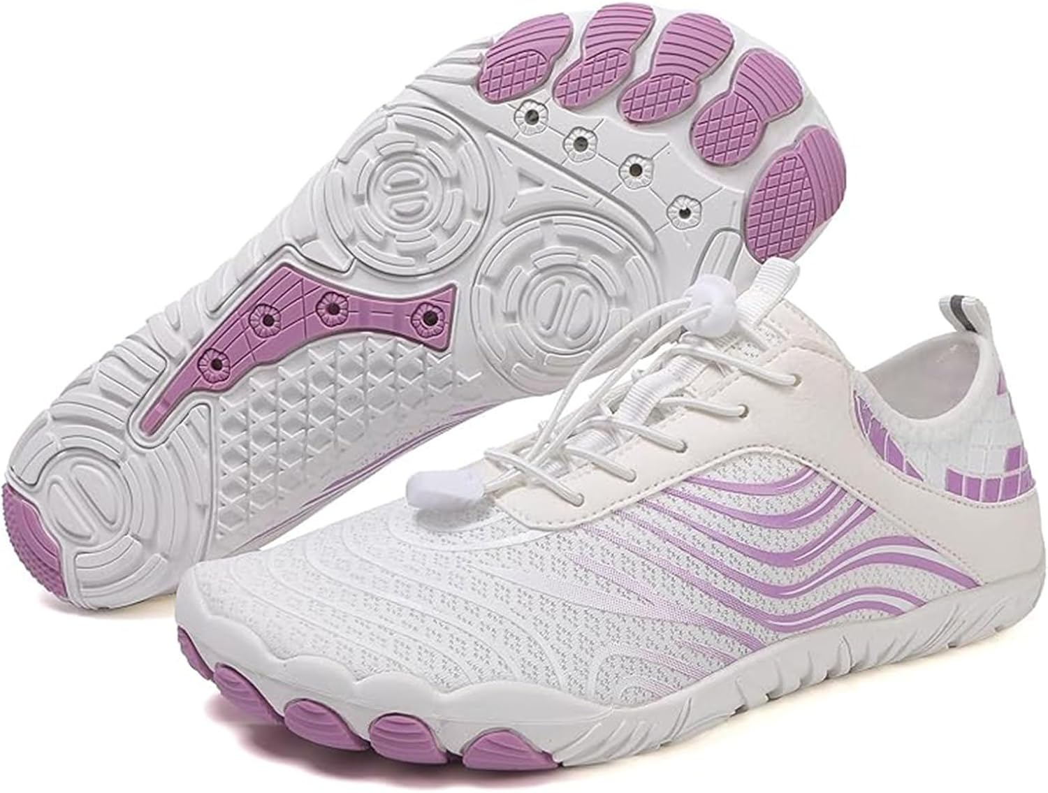 Женские кроссовки Kubbon Hike Barefoot Shoes: здоровая, нескользящая, дышащая обувь для ходьбы, с широким носком, для воды, прогулок на открытом воздухе, белый/фиолетовый
Женские кроссовки Kubbon Hike Barefoot Shoes: здоровая, нескользящая, дышащая обувь для ходьбы, с широким носком, для воды, прогулок на открытом воздухе, белый/фиолетовый