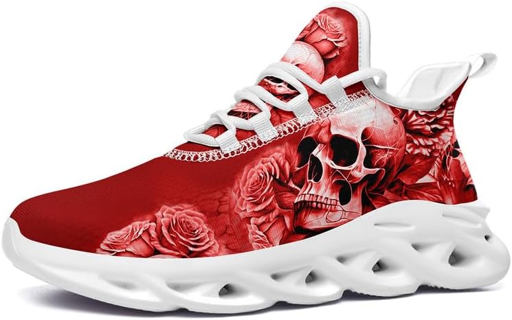 Модные кроссовки с черепом для мужчин и женщин, с дерзкой элегантностью, готические легкие кроссовки из сетки EVA для ходьбы, тенниса и спорта Awsole, белый
Модные кроссовки с черепом для мужчин и женщин, с дерзкой элегантностью, готические легкие кроссовки из сетки EVA для ходьбы, тенниса и спорта Awsole, белый