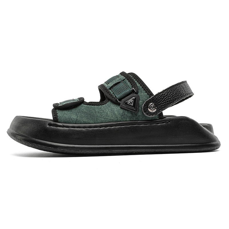 FAPAI Мужские пляжные сандалии черно-зеленые, цвет Green
FAPAI Мужские пляжные сандалии черно-зеленые, цвет Green