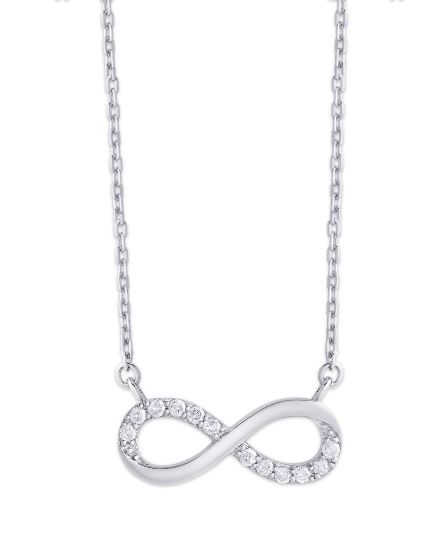 Колье Бесконечность с бриллиантами 1/5 карата в серебряной оправе Macy's, Silver
Колье Бесконечность с бриллиантами 1/5 карата в серебряной оправе Macy's, Silver