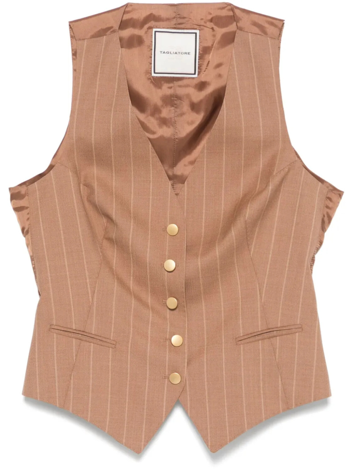 Полосатый жилет Tagliatore, коричневый
Полосатый жилет Tagliatore, коричневый