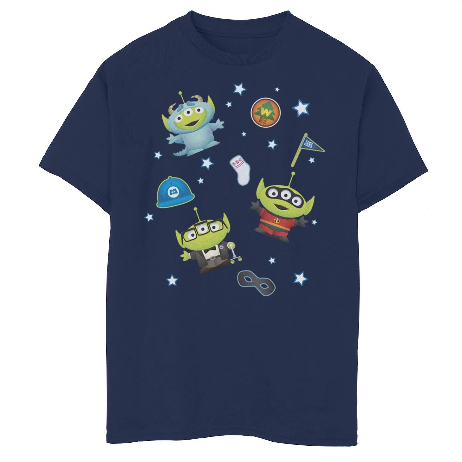 Футболка с мэшап-графикой Disney/Pixar для мальчиков 8–20 лет «Чужие» The Incredibles Up Monsters Inc. Disney / Pixar
Футболка с мэшап-графикой Disney/Pixar для мальчиков 8–20 лет «Чужие» The Incredibles Up Monsters Inc. Disney / Pixar