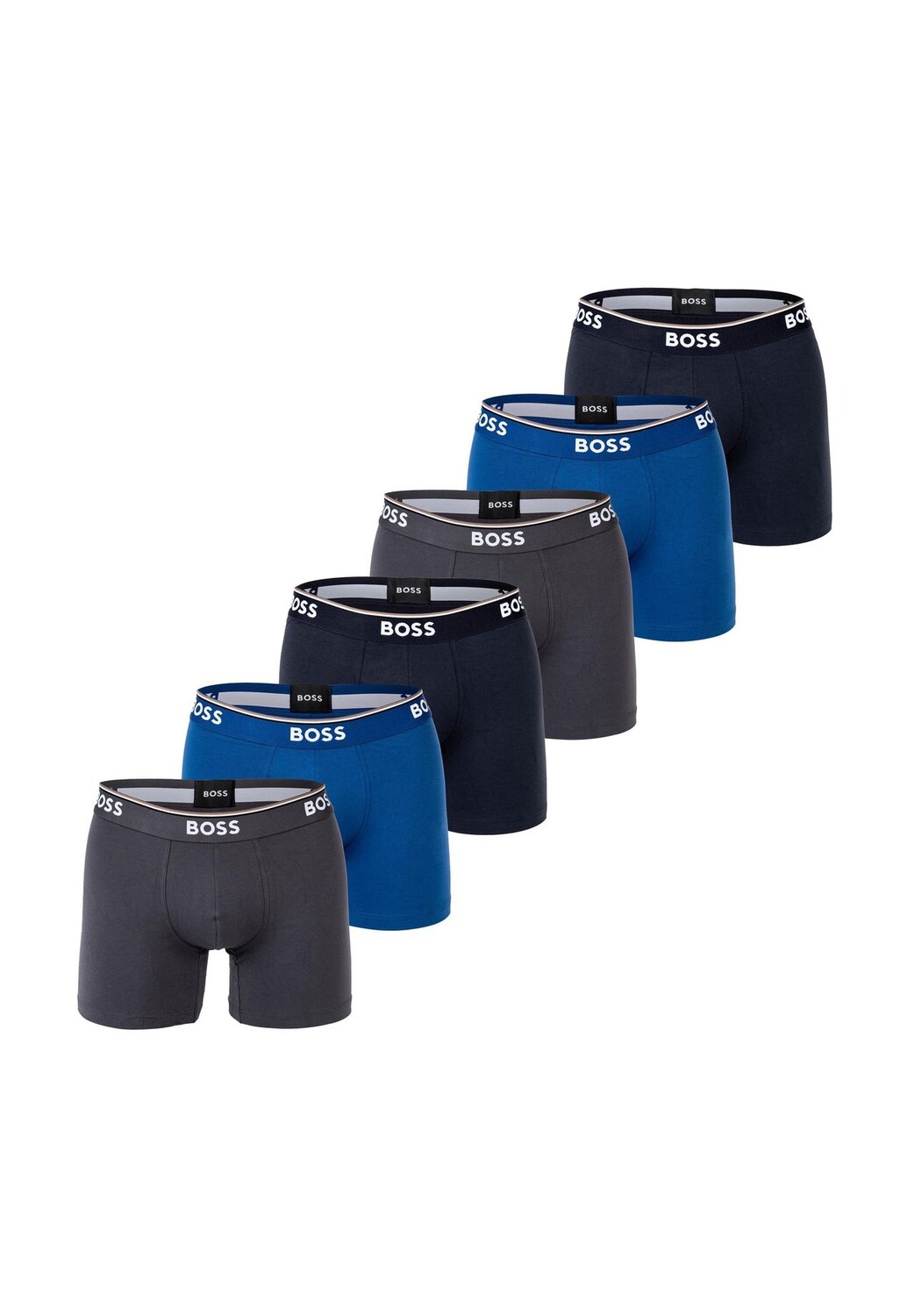 Мужские боксеры, 6 шт. - Boxer Briefs 6P Power, хлопок стрейч, логотип BOSS, синий
Мужские боксеры, 6 шт. - Boxer Briefs 6P Power, хлопок стрейч, логотип BOSS, синий