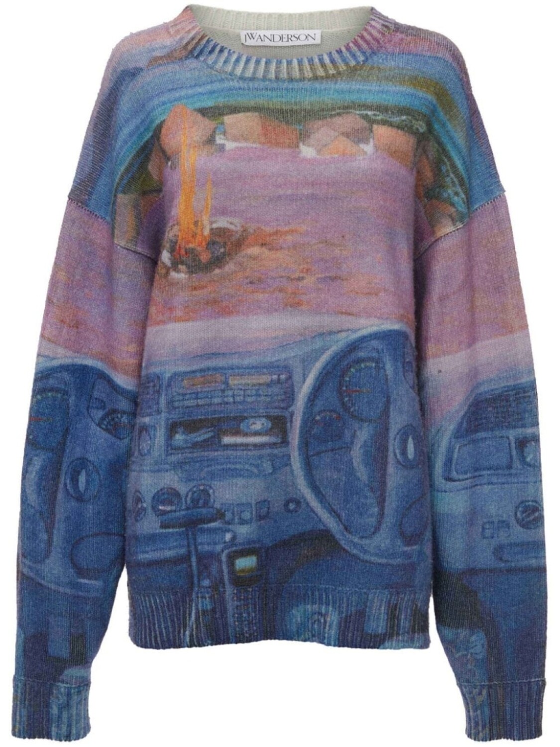 JW Anderson джемпер с принтом, синий
JW Anderson джемпер с принтом, синий