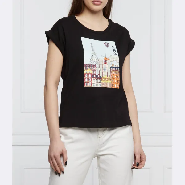 Футболка стандартного кроя Liu Jo, черный
Футболка стандартного кроя Liu Jo, черный