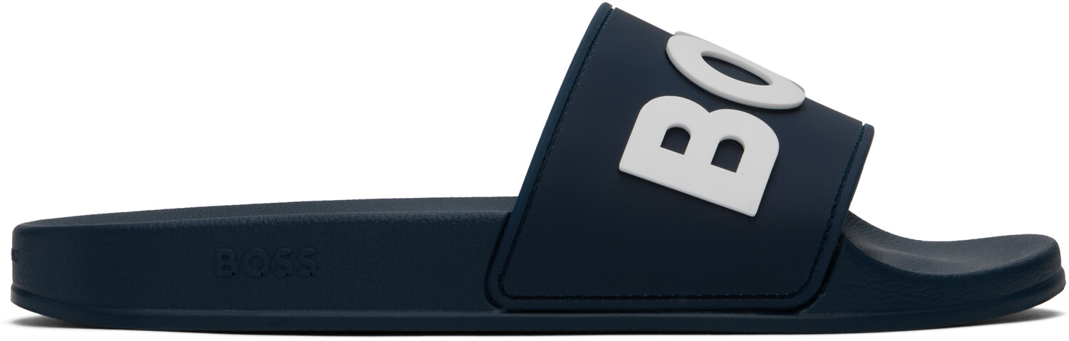Шлепанцы для бассейна с рельефным логотипом Navy BOSS
Шлепанцы для бассейна с рельефным логотипом Navy BOSS