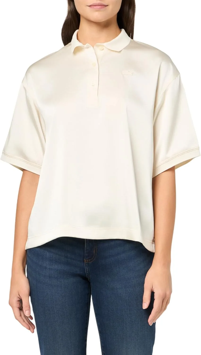 Женская поло Lacoste Oversized Silky Fluid
Женская поло Lacoste Oversized Silky Fluid