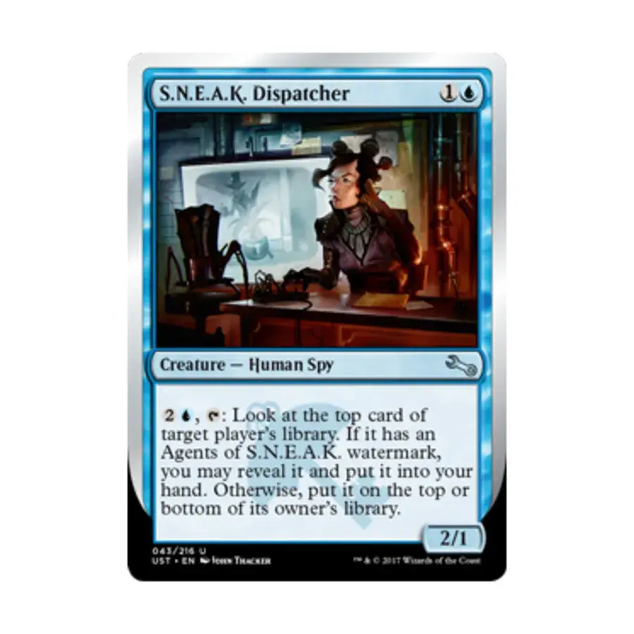 CCG С.Н.Е.А.К. Диспетчер (У), MTG - Unstable
CCG С.Н.Е.А.К. Диспетчер (У), MTG - Unstable