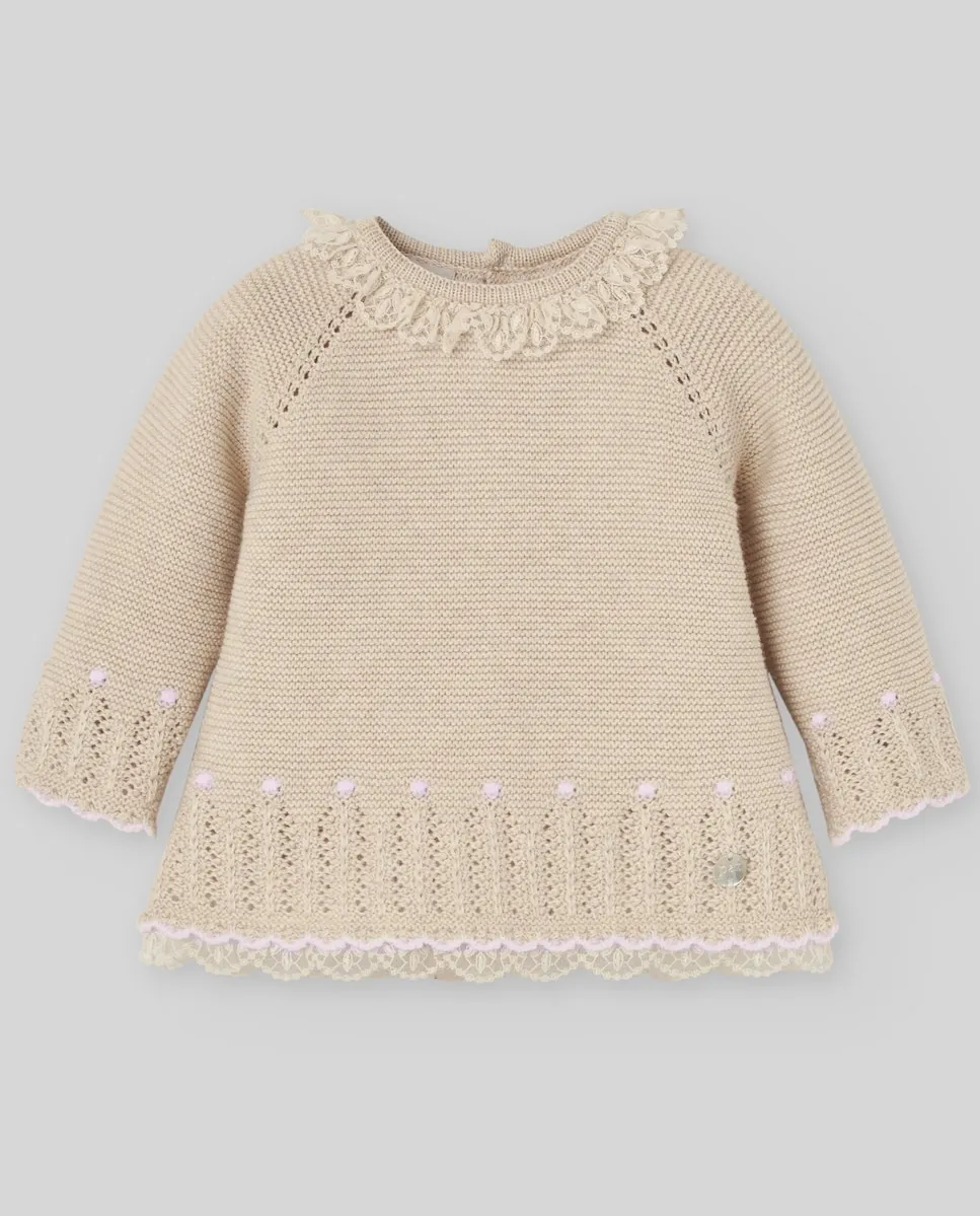 Детский вязаный жилет коллекции Alegría Paz Rodríguez, бежевый
Детский вязаный жилет коллекции Alegría Paz Rodríguez, бежевый