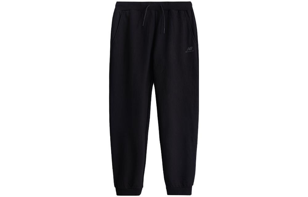 Трикотажные спортивные штаны мужские черные New Balance, черный 
Трикотажные спортивные штаны мужские черные New Balance, черный