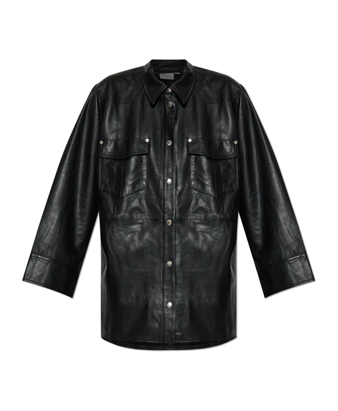 Кожаная рубашка gzmarlie Gestuz, черный
Кожаная рубашка gzmarlie Gestuz, черный