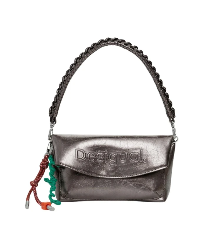 Сумка-Трокель с половинным логотипом Desigual, серый
Сумка-Трокель с половинным логотипом Desigual, серый