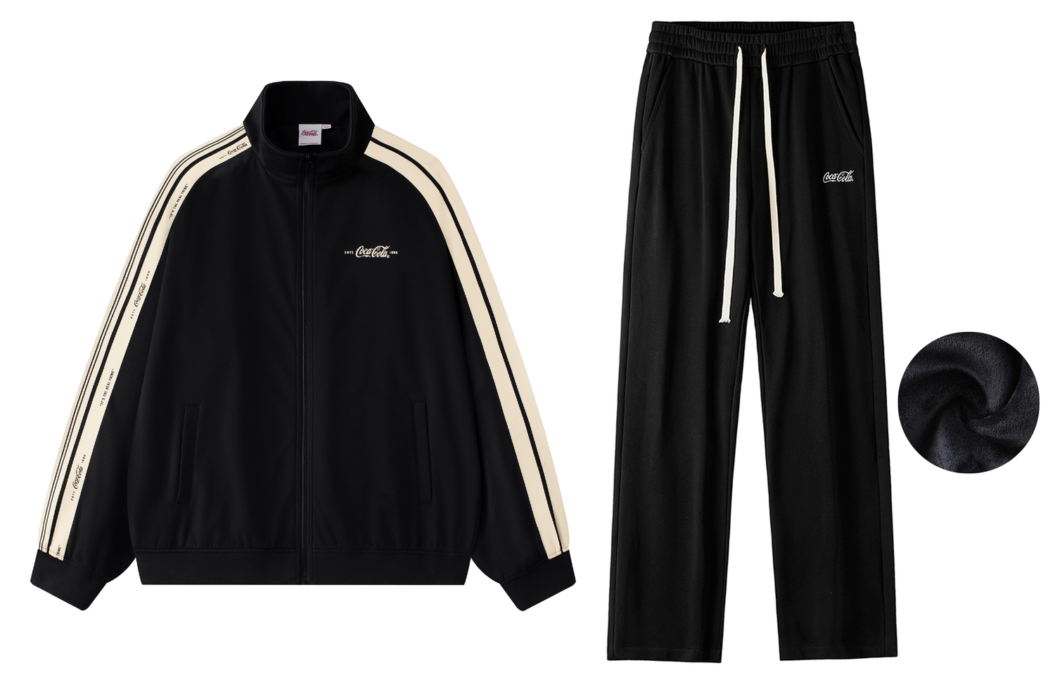 Комплект повседневных брюк Coca Cola Unisex Coca-Cola, fleece-lined set (черный+черный)
Комплект повседневных брюк Coca Cola Unisex Coca-Cola, fleece-lined set (черный+черный)