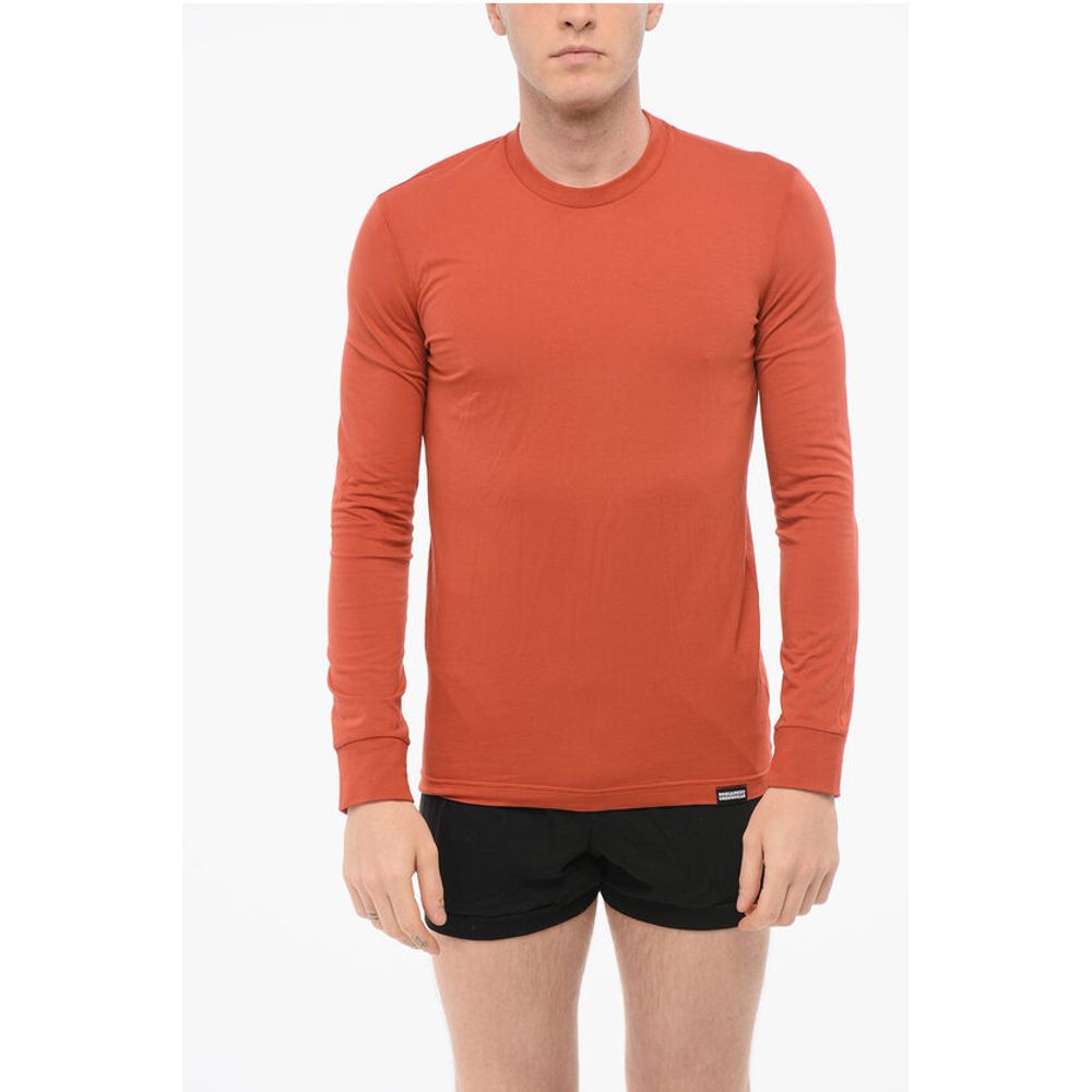 Пижамный топ с длинными рукавами и круглым вырезом Dsquared2, оранжевый
Пижамный топ с длинными рукавами и круглым вырезом Dsquared2, оранжевый