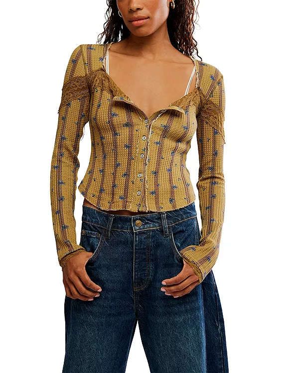 Кардиган Let's party Free People, бежевый
Кардиган Let's party Free People, бежевый