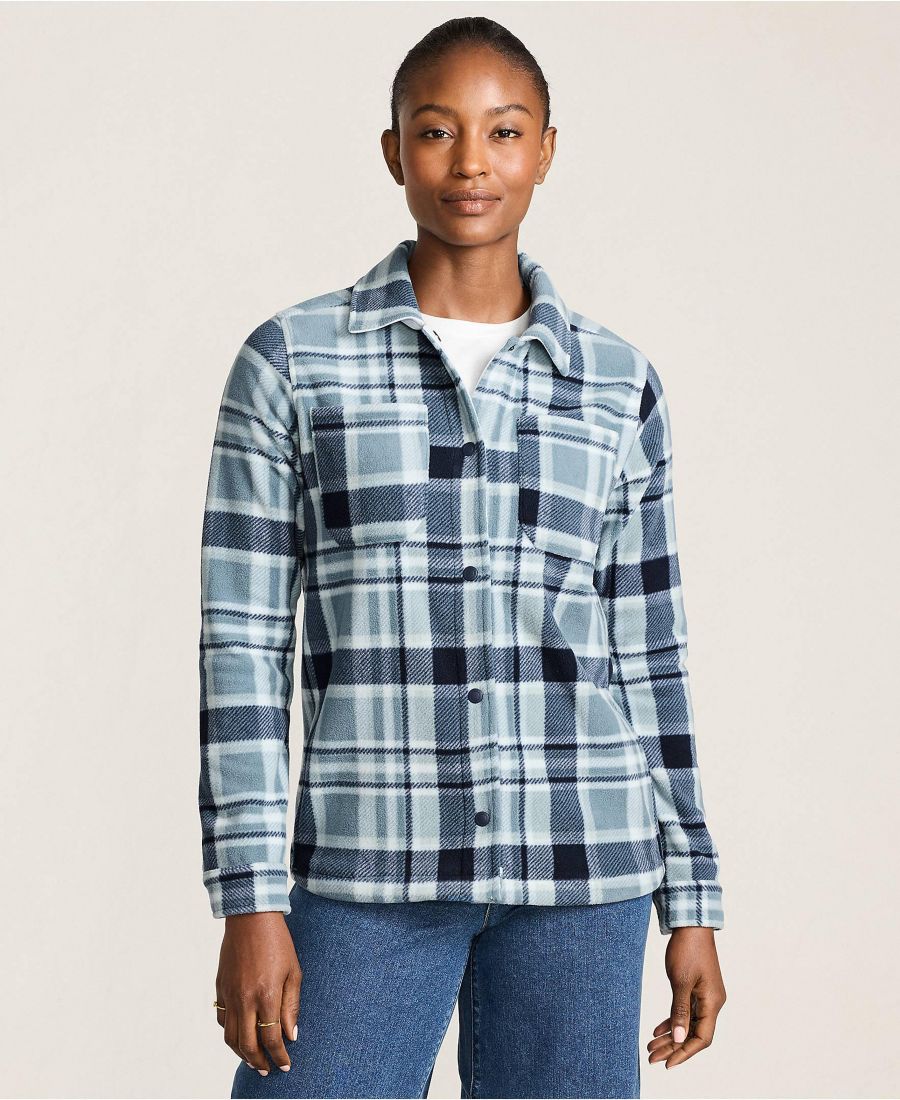 Женская флисовая куртка с принтом для любой погоды Lands' End, Soft ice blue/navy plaid
Женская флисовая куртка с принтом для любой погоды Lands' End, Soft ice blue/navy plaid