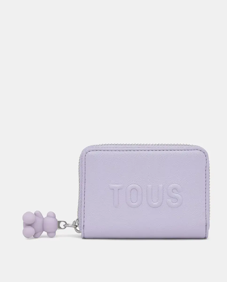 Средний кошелек с застежкой-молнией Tous, сиреневый
Средний кошелек с застежкой-молнией Tous, сиреневый
