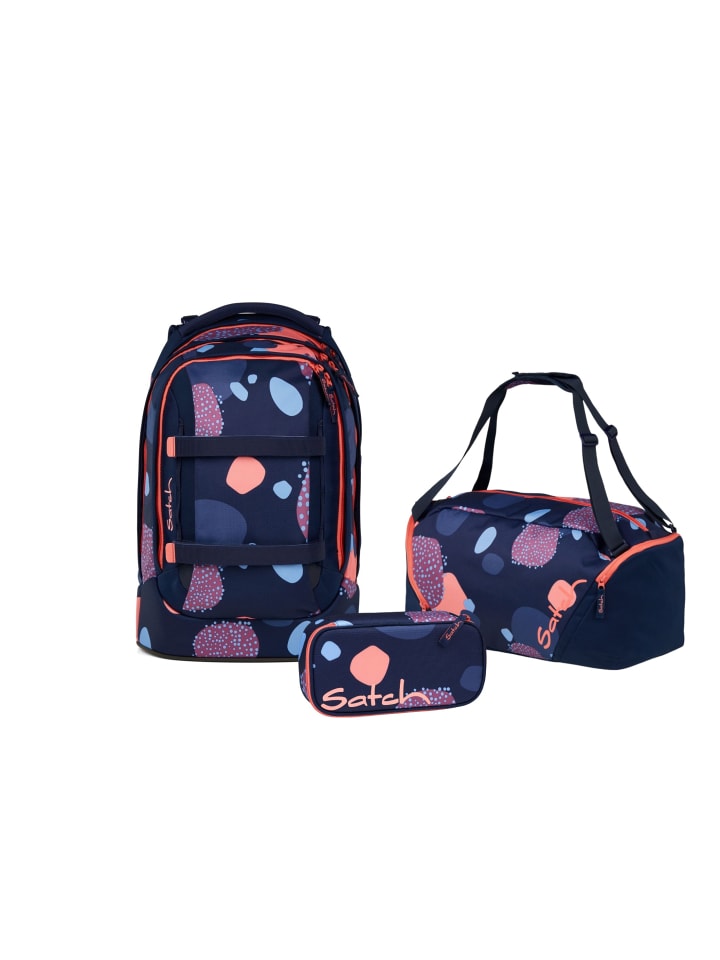 Satch Набор школьных рюкзаков PACK Coral Reef, 3 предмета, сине-розовый
Satch Набор школьных рюкзаков PACK Coral Reef, 3 предмета, сине-розовый