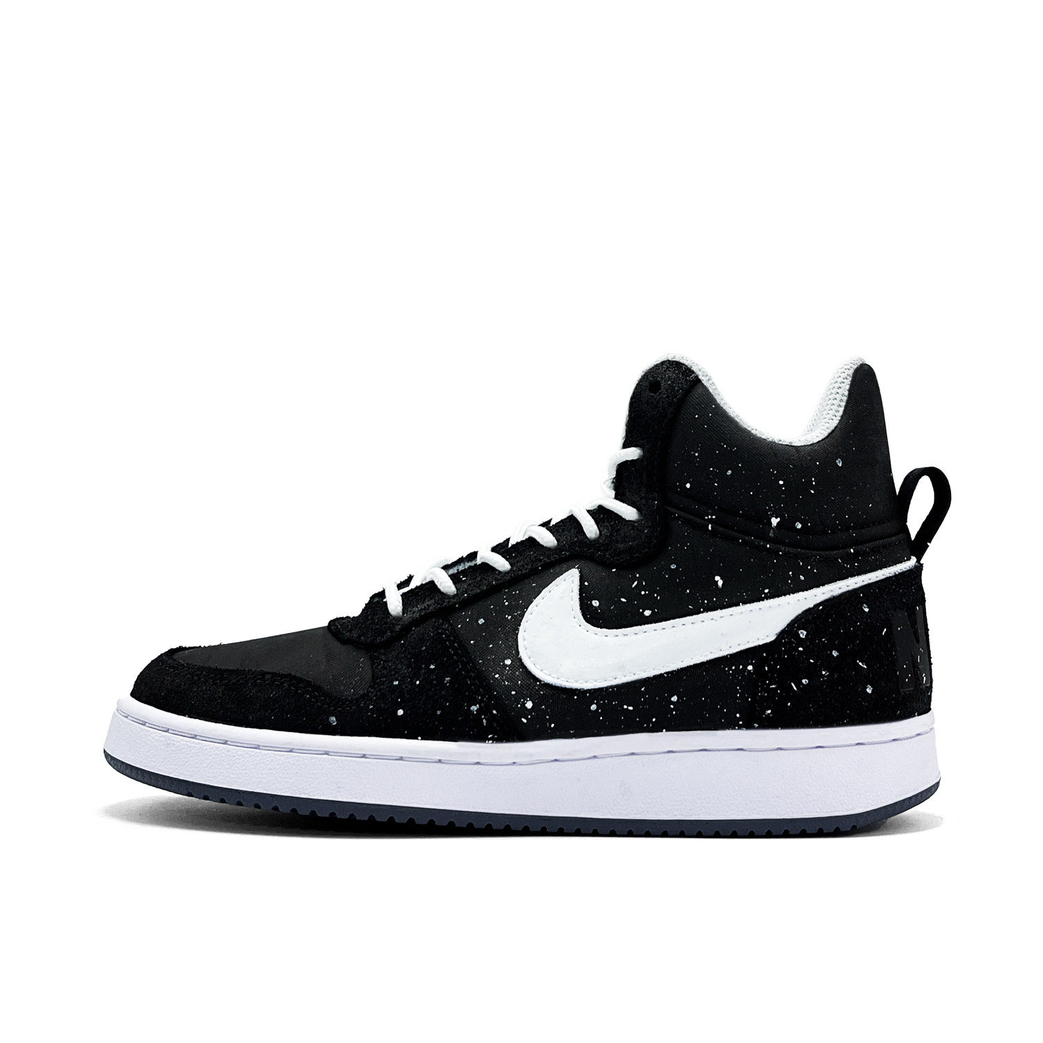 Nike Court Borough Star Floral Suede Slip Resistant Mid Top Skateboard Shoes Unisex Black White
Nike Court Borough Star Floral Suede Slip Resistant Mid Top Skateboard Shoes Unisex Black White