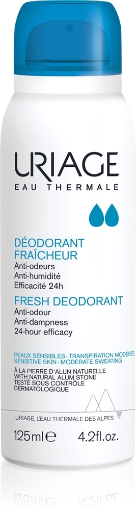 Дезодорант-Спрей Hygiène fresh с 24-часовой защитой Uriage, 125 мл
Дезодорант-Спрей Hygiène fresh с 24-часовой защитой Uriage, 125 мл