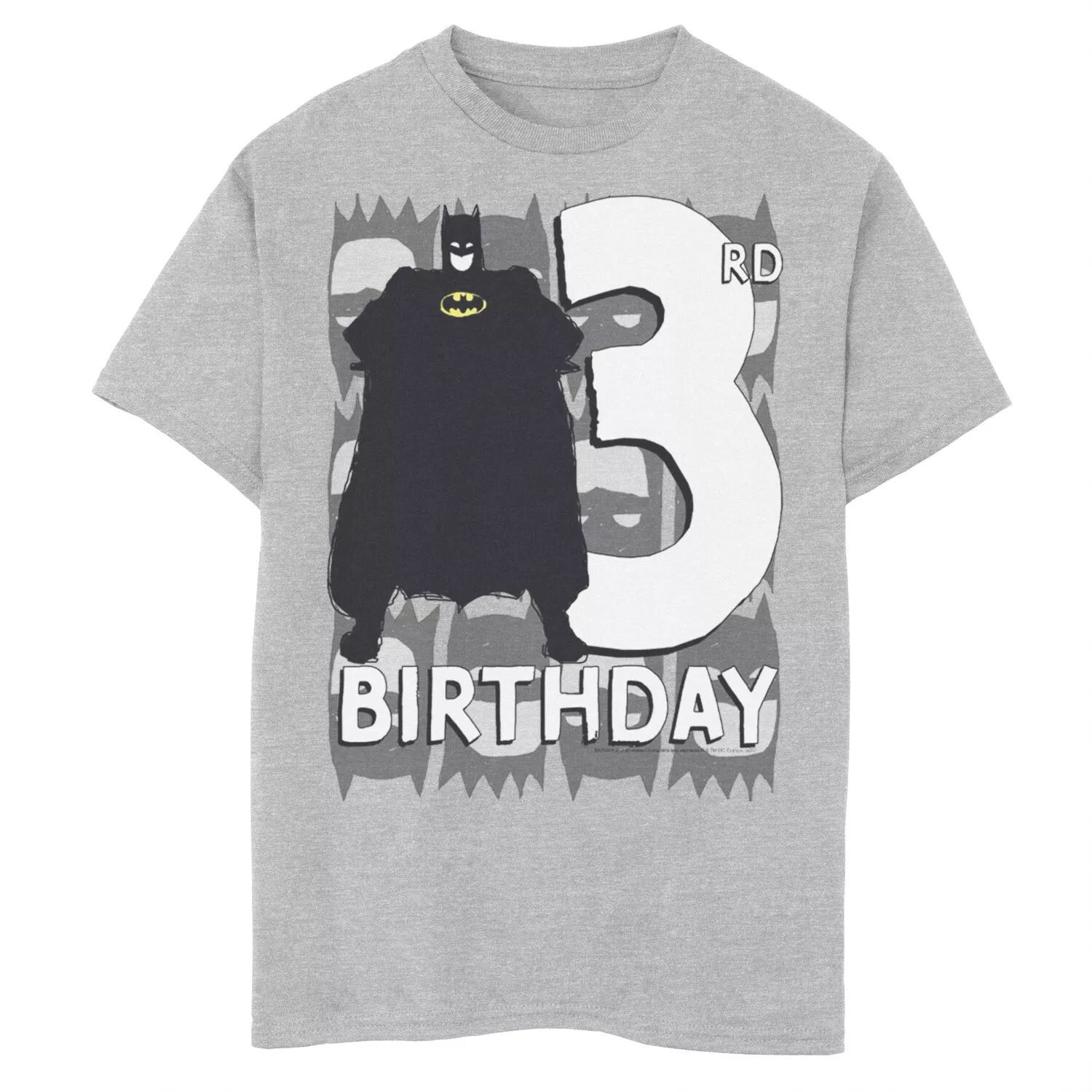 Футболка с рисунком летучей мыши на 3-й день рождения для мальчиков 8–20 лет из комиксов DC Comics «Бэтмен» Licensed Character
Футболка с рисунком летучей мыши на 3-й день рождения для мальчиков 8–20 лет из комиксов DC Comics «Бэтмен» Licensed Character