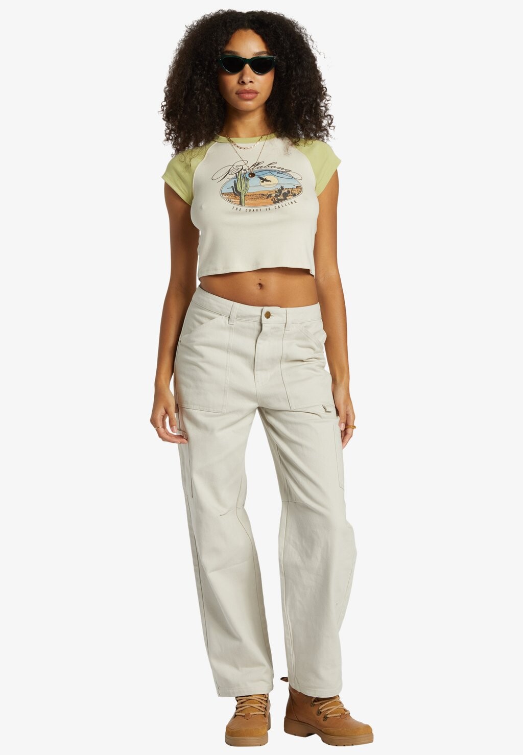 Тканевые брюки Billabong, белый
Тканевые брюки Billabong, белый