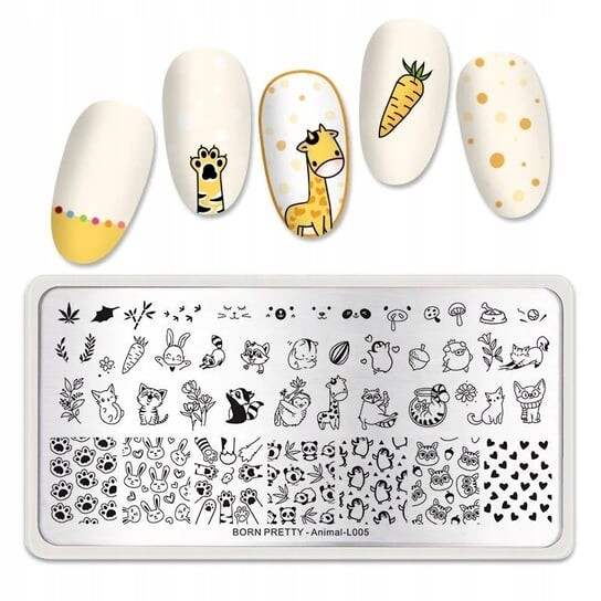 Штамп для ногтей ANIMALS, Frezarkowo
Штамп для ногтей ANIMALS, Frezarkowo
