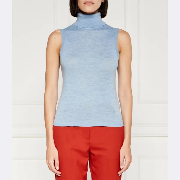 Облегающий топ из шерсти мериноса Tommy Hilfiger, синий
Облегающий топ из шерсти мериноса Tommy Hilfiger, синий