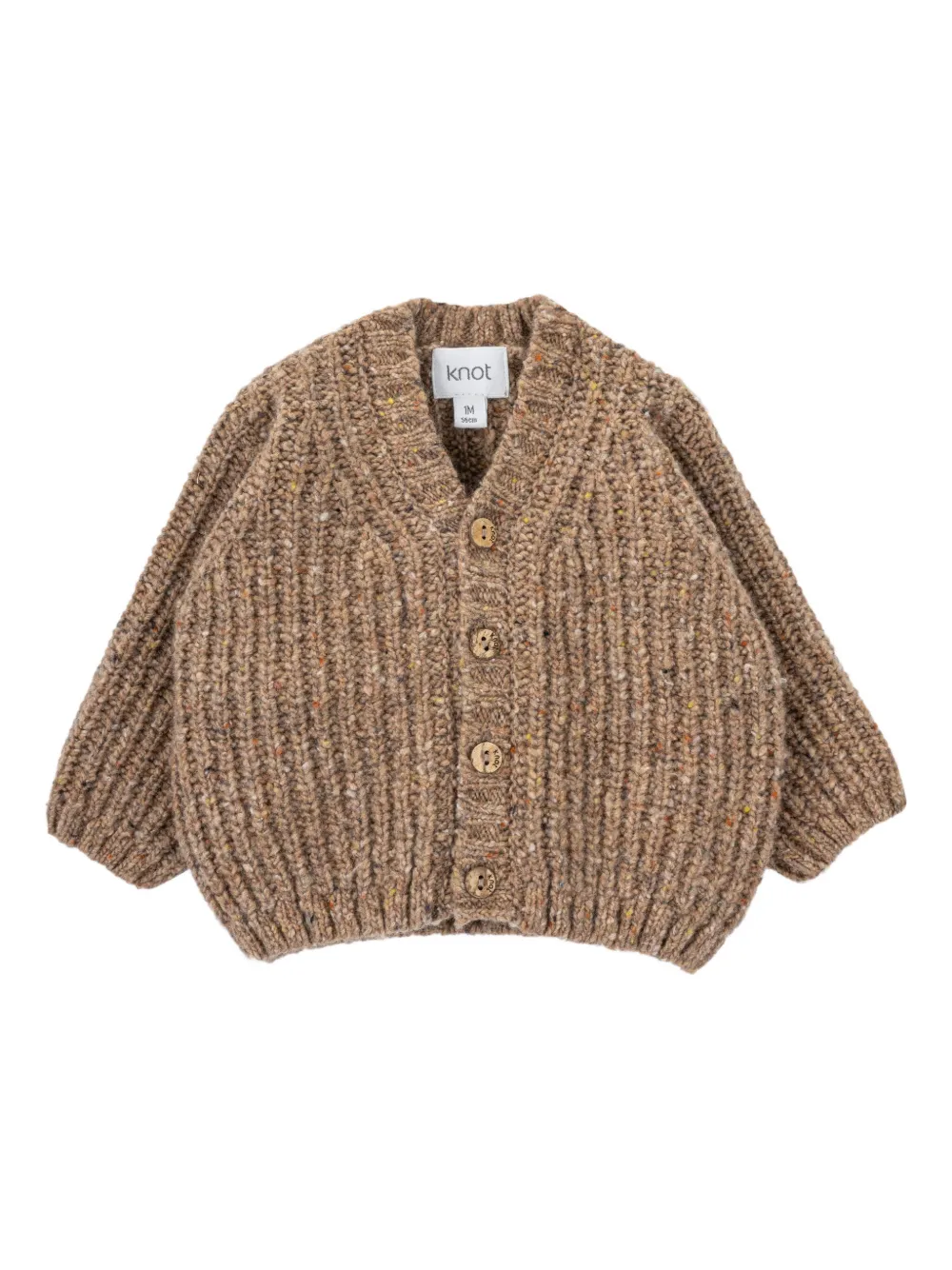 Кардиган в рубчик Knot, коричневый
Кардиган в рубчик Knot, коричневый