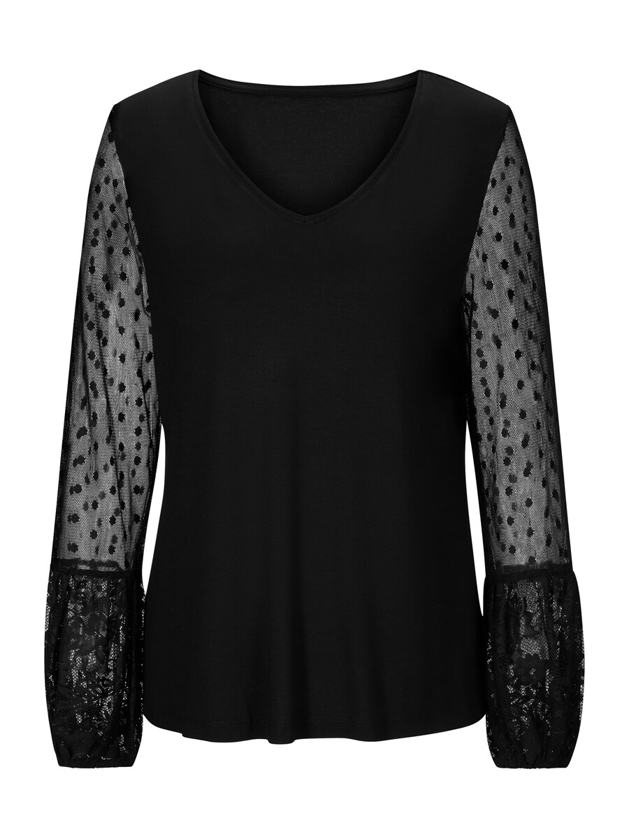 Блузка heine, черный 
Блузка heine, черный