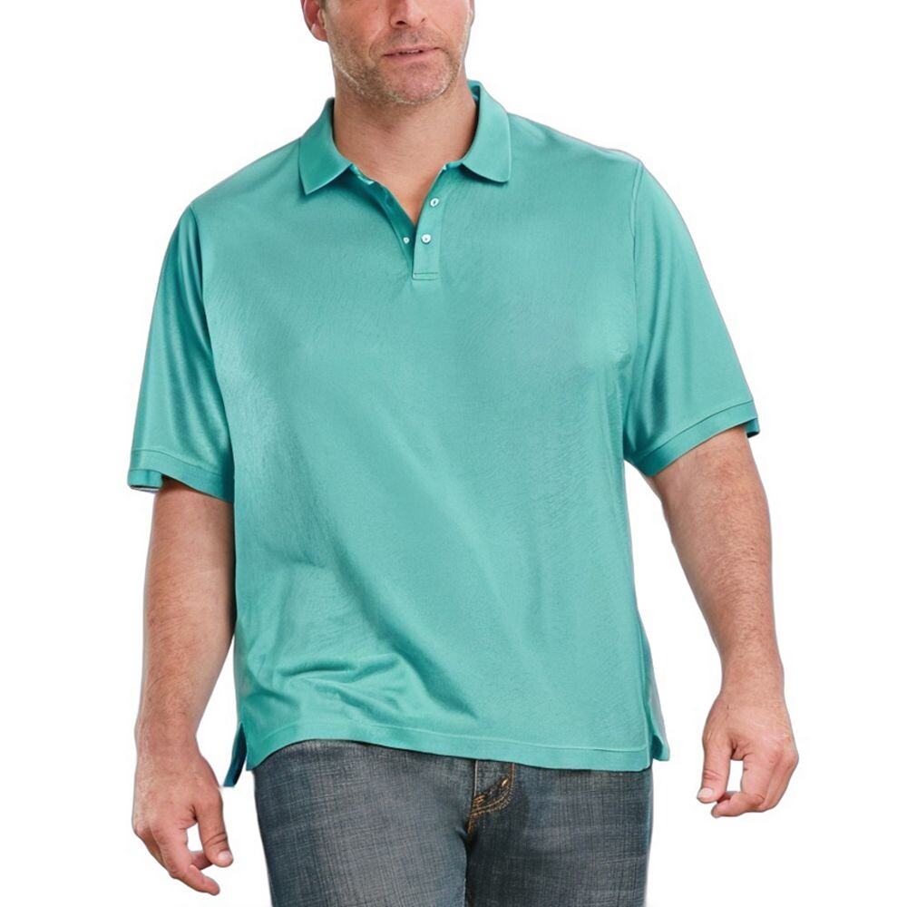 Мужская рубашка-поло из пике большой и высокой длины Kingразмера без усадки KingSize, цвет Blue Green
Мужская рубашка-поло из пике большой и высокой длины Kingразмера без усадки KingSize, цвет Blue Green