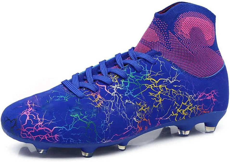 Футбольные кроссовки для тренировки с шипами AG унисекс, спортивные, противоскользящие, с длинными шипами, высокие, для молодежи Mehlvdoy, синий
Футбольные кроссовки для тренировки с шипами AG унисекс, спортивные, противоскользящие, с длинными шипами, высокие, для молодежи Mehlvdoy, синий