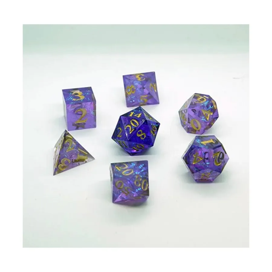 Поли Сет Чернокнижник (7), Sharp Resin Dice 
Поли Сет Чернокнижник (7), Sharp Resin Dice
