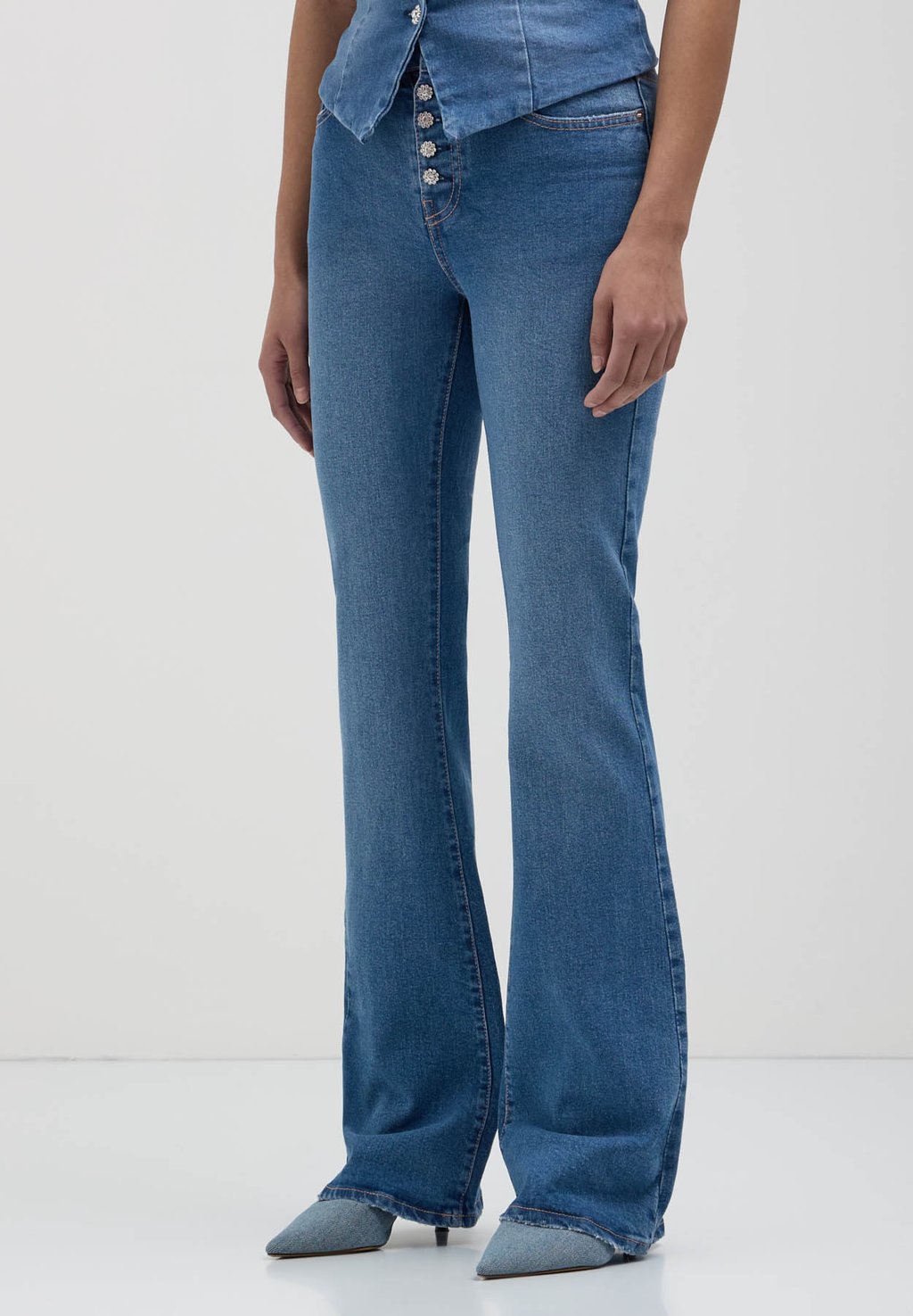 Джинсы Bootcut CON STRASS Calliope, синий
Джинсы Bootcut CON STRASS Calliope, синий