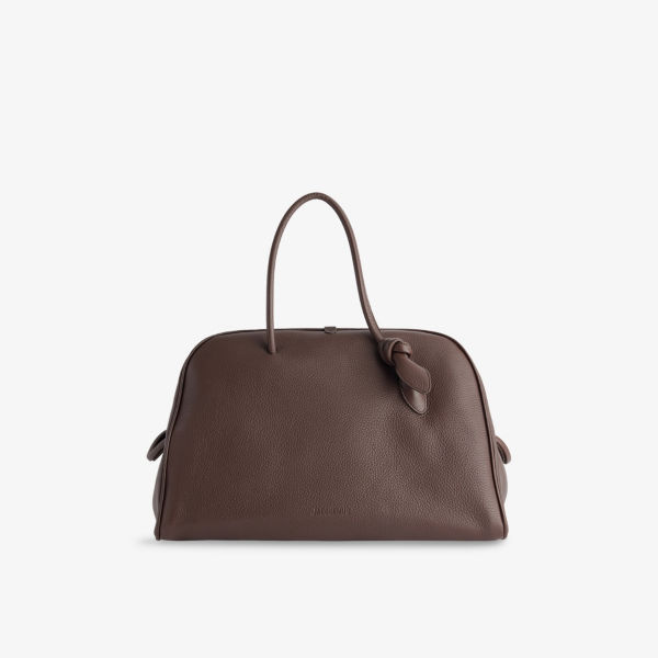 Сумка кожаная Jacquemus Turismo с верхней ручкой, коричневый
Сумка кожаная Jacquemus Turismo с верхней ручкой, коричневый