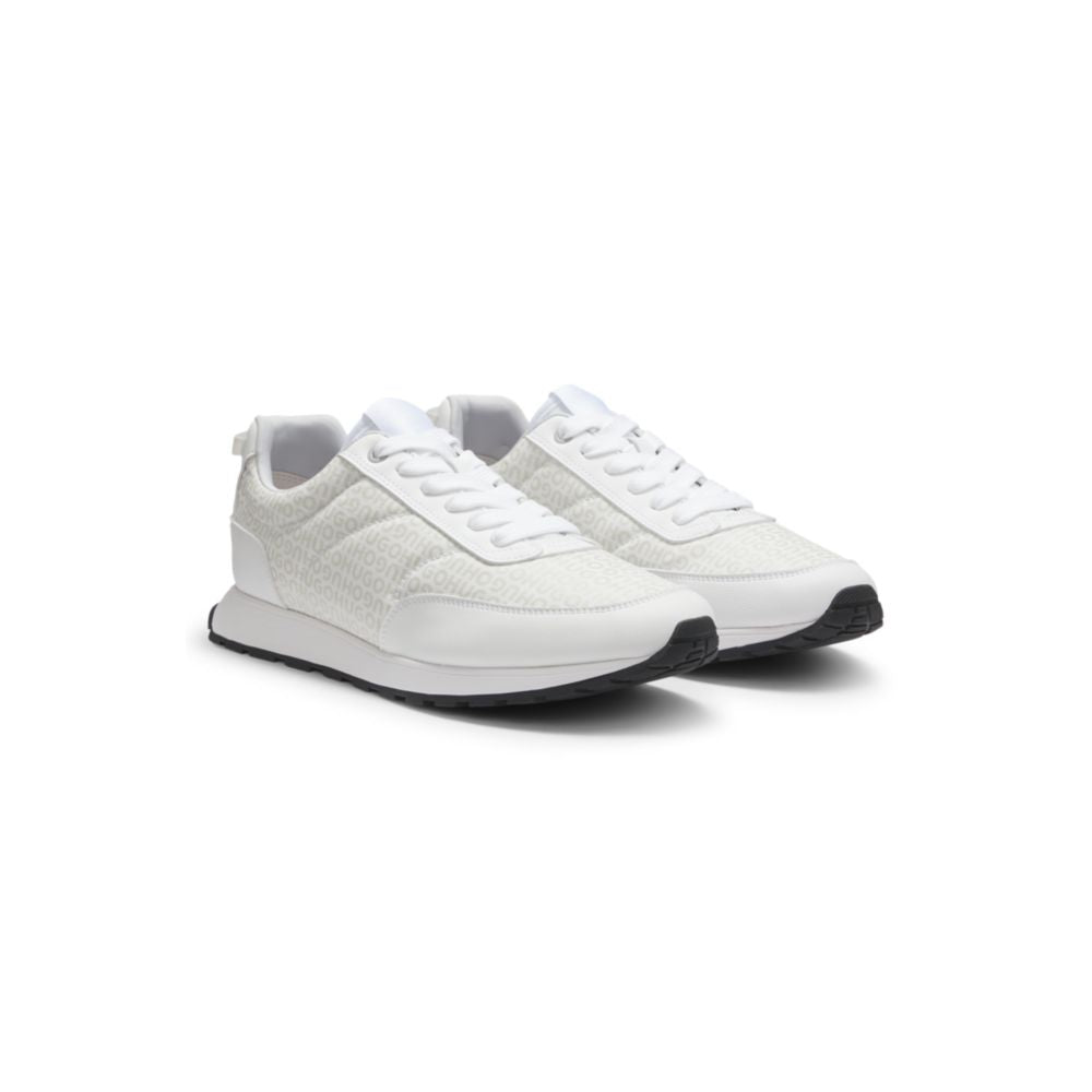 Низкие кроссовки с монограммой на верхе Hugo, белый
Низкие кроссовки с монограммой на верхе Hugo, белый