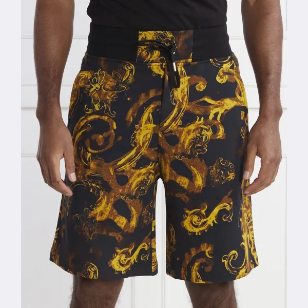 Шорты-Брюки. шорты свободного кроя Versace, мультиколор
Шорты-Брюки. шорты свободного кроя Versace, мультиколор