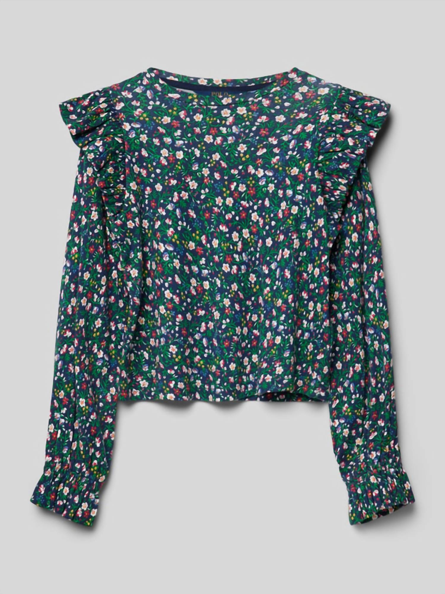 Polo Ralph Lauren Детский топ с цветочным принтом и оборками, в цвете/темно-синем/зеленом цвете
Polo Ralph Lauren Детский топ с цветочным принтом и оборками, в цвете/темно-синем/зеленом цвете