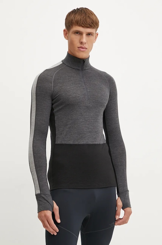 Лонгслив функциональный Merino 200 ZoneKnit Icebreaker, черный 
Лонгслив функциональный Merino 200 ZoneKnit Icebreaker, черный