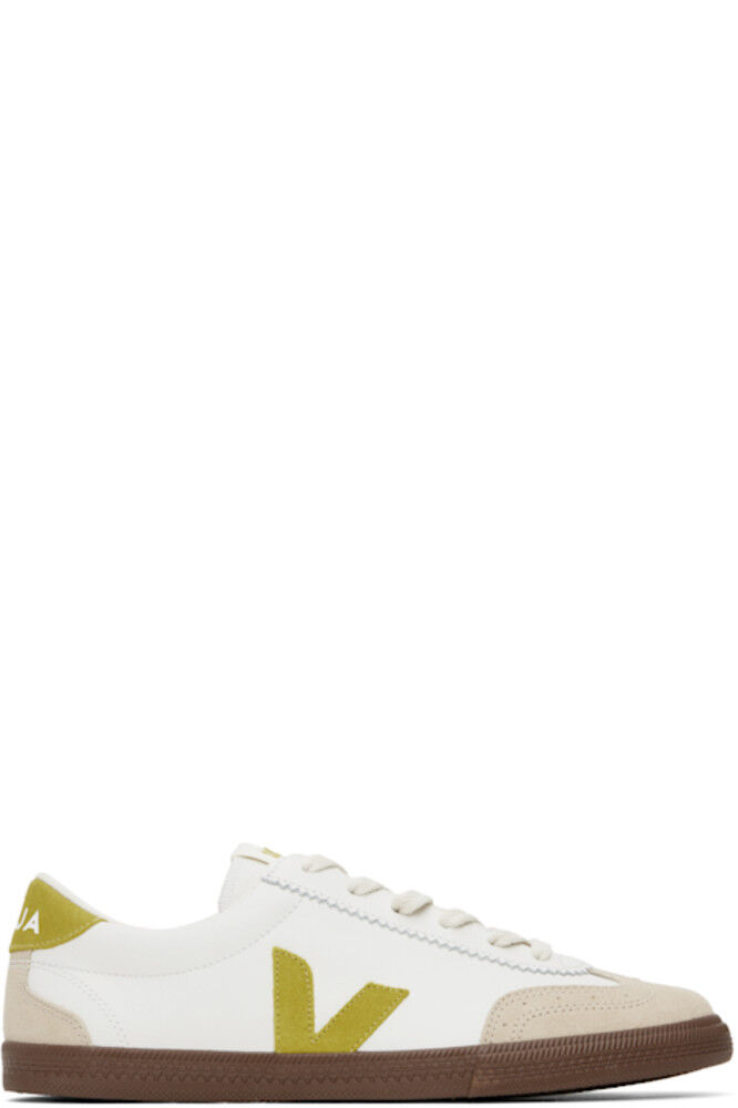 Белые и бежевые кожаные кроссовки Volley VEJA
Белые и бежевые кожаные кроссовки Volley VEJA