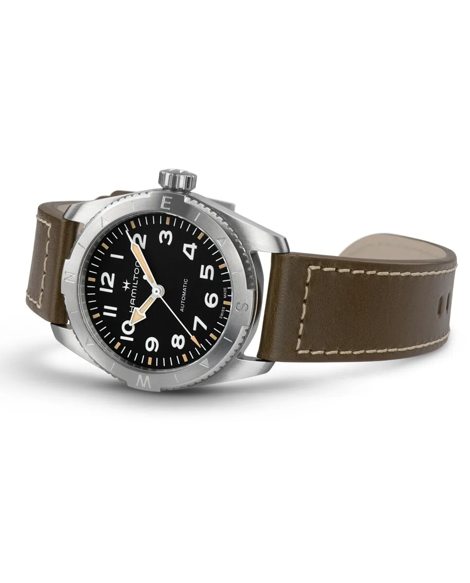 Мужские автоматические часы Khaki Field Expedition 37 мм H70225830 с кожаным ремешком Hamilton, зеленый
Мужские автоматические часы Khaki Field Expedition 37 мм H70225830 с кожаным ремешком Hamilton, зеленый
