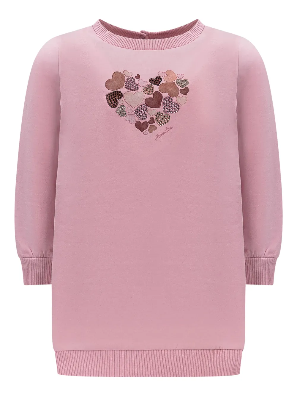 Платье с мотивом в виде сердечек Monnalisa, розовый
Платье с мотивом в виде сердечек Monnalisa, розовый