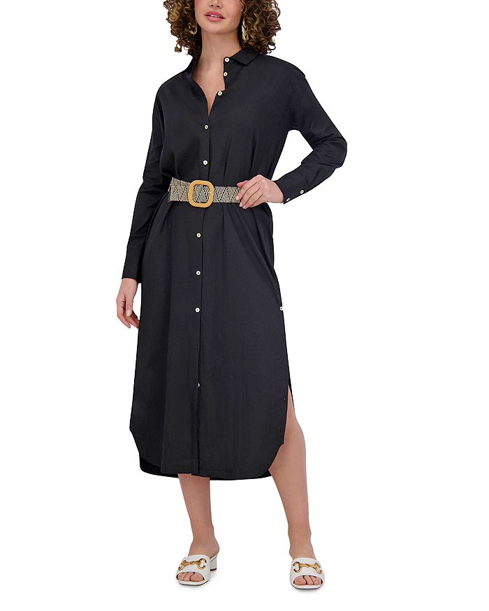 Льняное платье-рубашка Point, черный
Льняное платье-рубашка Point, черный