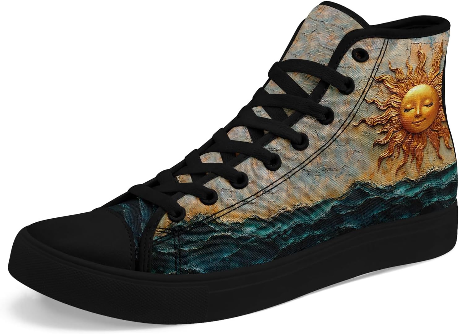 Высокие кеды на платформе AWSOLE SunMoon с принтом для мужчин и женщин, стильная обувь с небесной тематикой, дышащие и легкие, черный/синий/коричневый/темно-синий
Высокие кеды на платформе AWSOLE SunMoon с принтом для мужчин и женщин, стильная обувь с небесной тематикой, дышащие и легкие, черный/синий/коричневый/темно-синий