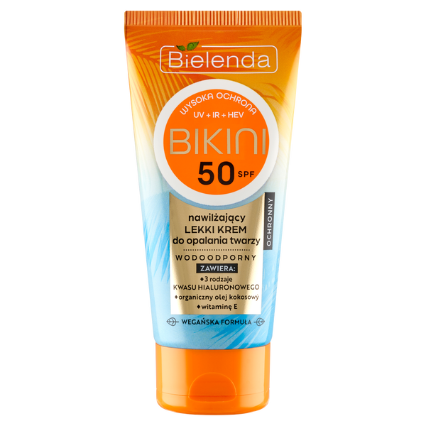 Увлажняющий легкий солнцезащитный крем для лица с spf50, 50 мл Bielenda Bikini
Увлажняющий легкий солнцезащитный крем для лица с spf50, 50 мл Bielenda Bikini