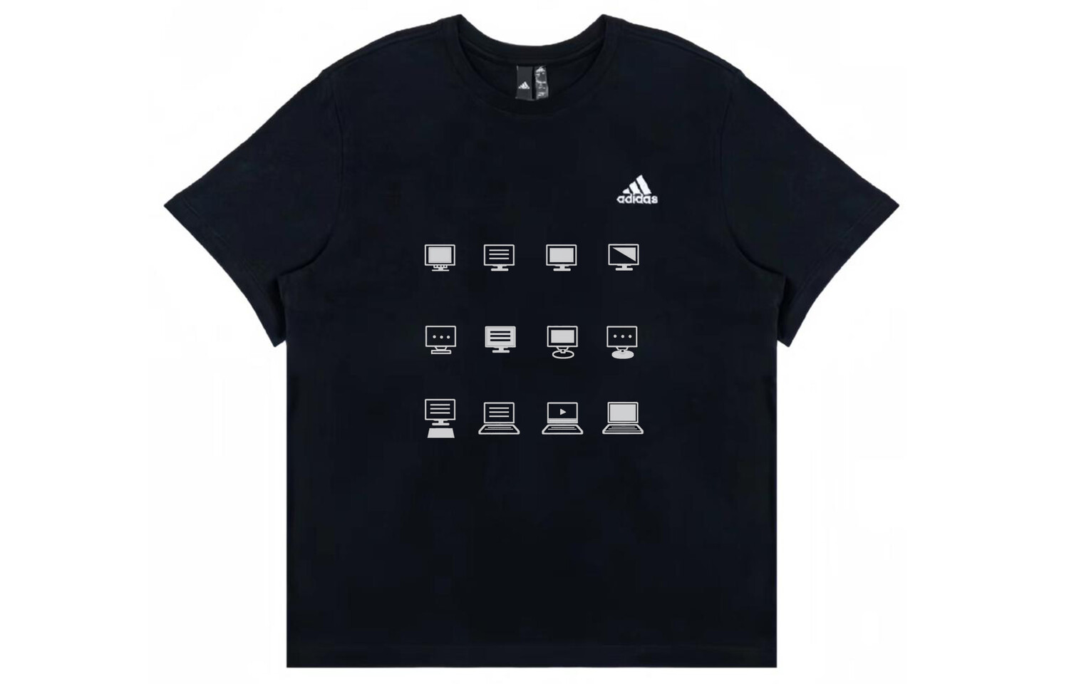 Футболка унисекс черная Adidas, черный
Футболка унисекс черная Adidas, черный